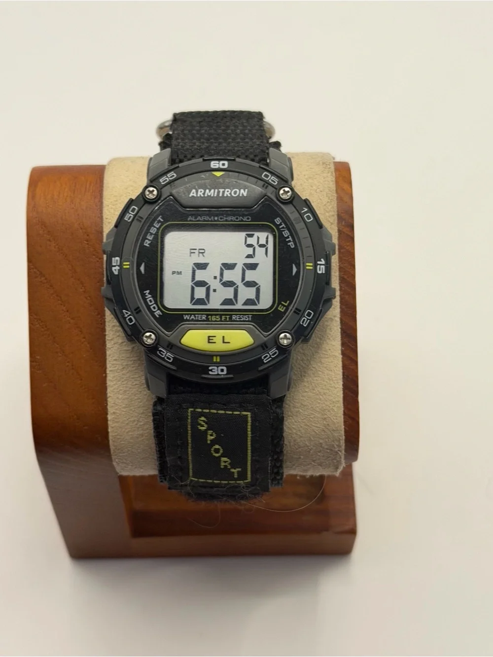 Armitron Pro Sport chronograph, 42mm Black Digital Watch